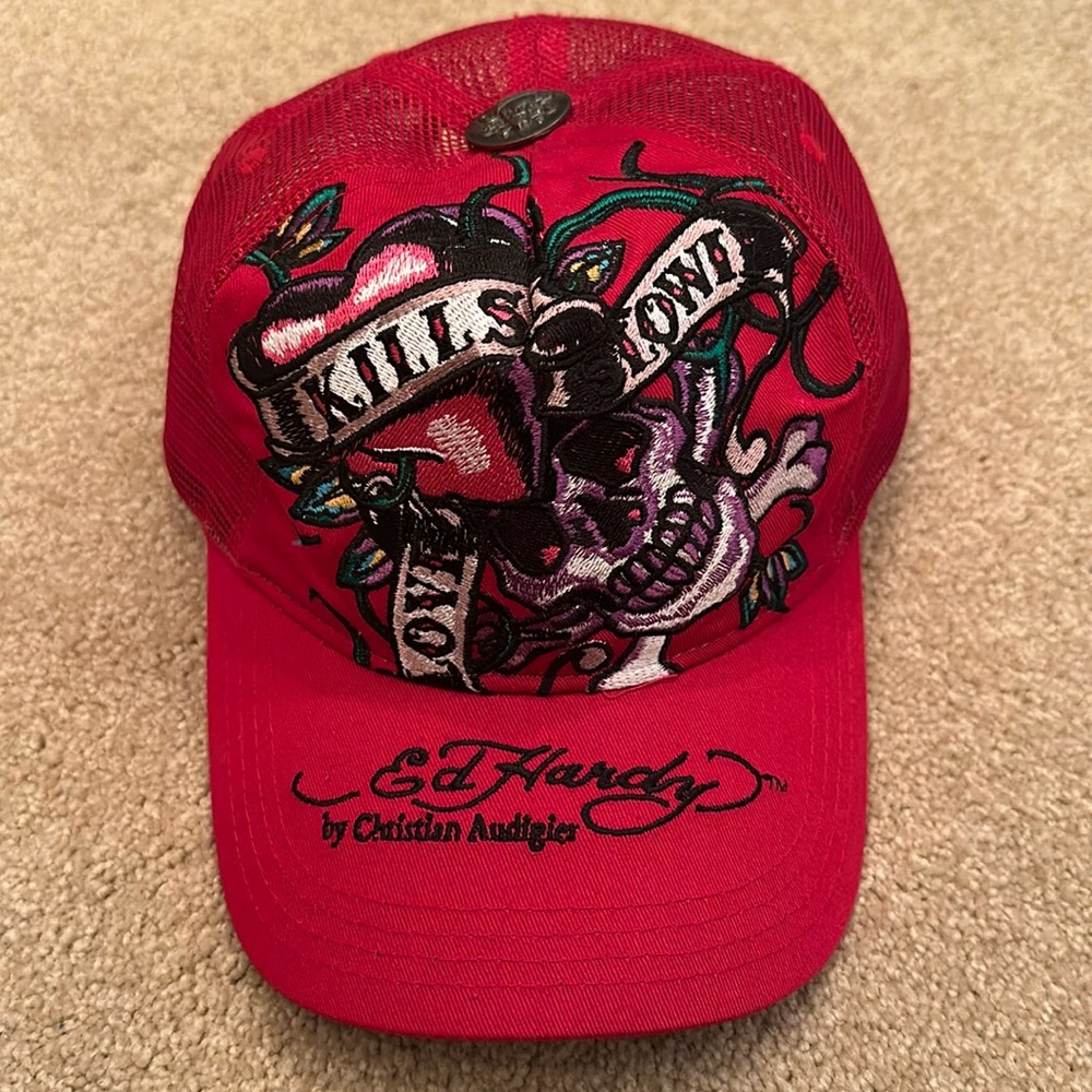 Ed Hardy Christian Audigier Vintage Y2K Hat